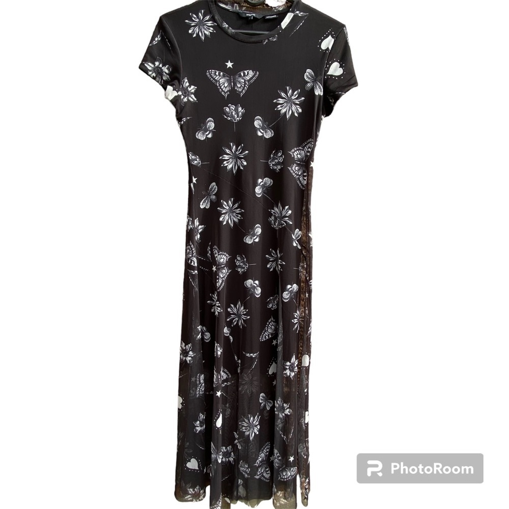 Desigual black and white maxi dress. Size S​